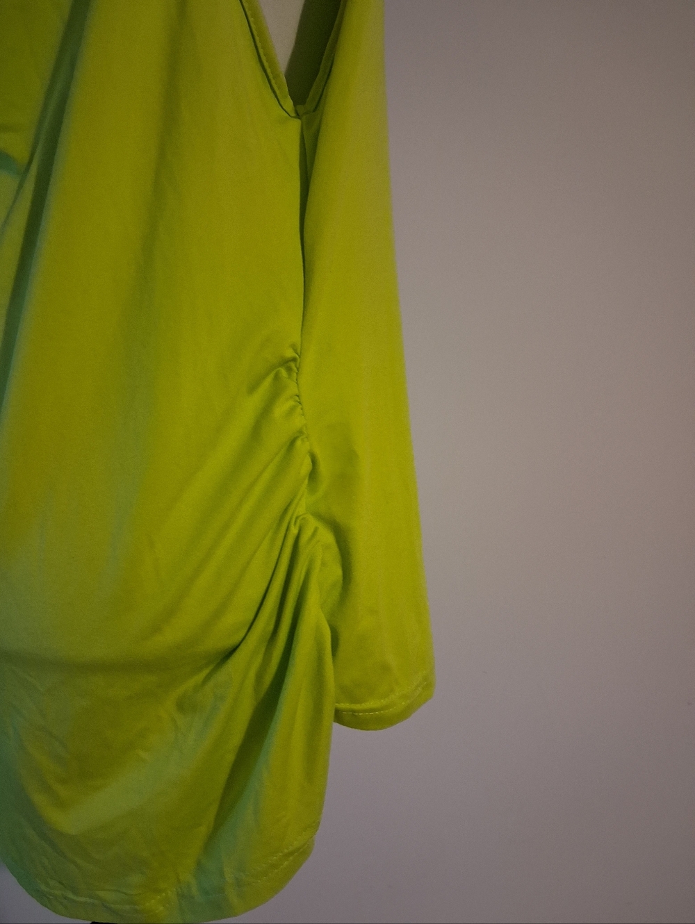 Lime Green And Black Polka Dot Skirt Suit Size 3X - Picture 11 of 16